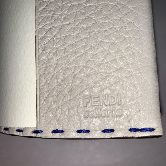 NIB auth FENDI cobalt blue SELLERIA purse CALENDAR - Picture 8 of 13